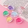 Lollipop de Goteo de Aceite Acrílico Flor de Estrella de Cinco Puntas Cuentas de Dibujos Animados Diadema DIY Cadena para Teléfono Cordones Accesorios
