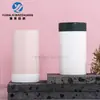Em Estoque Frasco Redondo Portátil de 25ml com Esfera Roll-On Recarregável, Frasco Roll-On para Óleo Essencial Antiperspirante, Frasco de Plástico para Skincare
