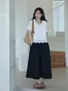 ALINDM Talla Grande Elegante Blusa de Manga Corta Reductora de Edad Verano 100kg Falda de Encaje Francés