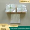 Fornecimento de fábrica PVC bolso plano cilindro transparente impermeável saco de embalagem cosméticos lavagem pacote saco de embalagem saco