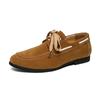 Venda Quente Especial Transfronteiriça 48 Tamanho Grande Sapatos Masculinos de Couro Camurça Couro Cadarço Britânico Casual Cabeleireiro Couro Sapatos