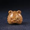 Sándalo verde lindos adornos de tigre colgante colgante para coche talla de madera de palo de rosa zodiaco Tigre talla Wenwan adornos accesorios DIY