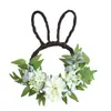 Meimei Cruzamento Fronteiriço Páscoa Alta Qualidade Orelhas de Coelho Primavera Verão Guirlanda Flor Artificial Decorações de Casa Suspensão de Porta da Frente