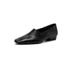 Zapatos retro slip-on de abuela 2026, cuero suave de moda, suela suave, estilo de hada versátil, zapatos planos de cuero genuino para mujer