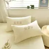2026 Nuevo Modelo Algodón Puro Grado A Algodón Lavado Encriptado Funda de Almohada Pieza Única - Oso Feliz