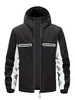 Chaqueta para Hombre de Talla Europea Transfronteriza Comercio Exterior Amazon Deportiva Casual Holgada Versátil Moderna con Capucha