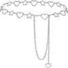 Cadena de cintura circular de metal de moda retro transfronteriza europea y americana para mujer, cadena corporal versátil para ceñir la cintura, venta al por mayor de stock del fabricante