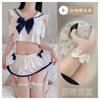 Lingerie Sexy Uniforme de Empregada Conjunto Tentação Quente Pequeno Realçador de Seios Roupa de Dormir