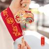 [Qian Li] Colgante de bolsita del zodiaco con bordado de animal en el cuello, accesorios Hanfu, monedero, venta al por mayor