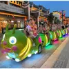 Tren sin Vías de Oruga Le Zhiyuan Centro Comercial Equipamiento de Diversión Infantil Plaza Parque Tren Eléctrico Turístico