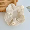 Gravata de Cabelo Elegante e Suave Estilo Coreano 2025 para Mulheres, Nova Faixa de Cabelo de Renda para Penteados de Coque, Acessório de Cabelo
