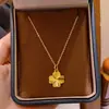 Múltiples Estilos de Uso Magnético Colgante de Trébol de Cuatro Hojas Corazón Accesorios de Collar para Mujer 2026 Nuevo Modelo Cadena de Clavícula de Nicho