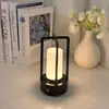 Luminária de Mesa com Carregamento por Toque Transfronteiriça Barra Plástica Cruzada Luminária de Jantar Estilo Camping ao Ar Livre Hotel Luminária de Cabeceira Luz Noturna Lâmpada LED