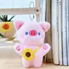 Lindo Bufanda Azul Marino Pato Peluche Colgante Llavero Decoración para Bolso de Pareja Muñeca Juguete Pequeño Juguete de Peluche