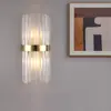 Lámpara de Pared de Cristal de Acero Inoxidable Lámpara de Mesita de Noche para Dormitorio Color Cromo Plateado Atenuación de Tres Colores Incluye Fuente de Luz GLED - Estilo V Bauhaus Hierro
