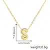 Nuevos accesorios para joyería DIY chapado en oro real de 18K colgante de 26 letras pulsera collar accesorios colgante accesorios al por mayor