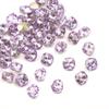 Parche de uña de diamante de punta cuadrada redonda europea y americana de turmalina de fondo puntiagudo superficie de corte de cristal color mágico uña uña aurora taladro de uñas al por mayor