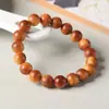 Pulsera de Ciprés con Cuentas Translúcidas de Rayo, Alto Aceite Envejecido, Unisex, Tendencia en Transmisiones en Vivo, Artículo Popular de Templo