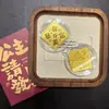 Pegatina para Teléfono de Oro Puro 999, "Princesa, Por Favor Hazte Rica," Atrae Riqueza, Fortuna Rápida, Regalo Popular, Venta al por Mayor desde el Fabricante, Caja de Regalo Pequeña