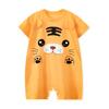 Macacão Infantil Primavera e Verão Roupa de Casa Pijama Estilo Cartoon Algodão Puro Macacão de Uma Peça Estilo Cartoon Design Coreano