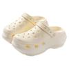 Zuecos de Eva para Mujer de Verano para Exteriores, Playa y Costa, Pantuflas Cerradas de Tacón Alto con Suela Gruesa, Sensación Suave y Acojinada