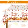 Conjunto de Louça de Mesa Folha de Bordo Turquia Ação de Graças Pratos de Papel Abóbora Copos de Papel Toalha Bandeira Colheita de Outono Suprimentos para Festa de Feriado