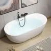 Baño Hogar Apartamento Pequeño Individual Acrílico Adulto Sin Costuras Una Pieza Hotel Gama Alta Bañera Independiente Bañera