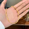 Collar de Piedras Naturales Beaded Estilo Mori Simple Versátil Vintage Cadena Delicada para Clavícula de Lujo Ligero Nicho Gama Alta para Mujeres
