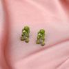 Pendientes de Rana de Metal de Nicho de Moda Estilo Europeo y Americano Dulce Fresco Chica Picante Lindos Pendientes