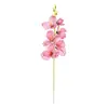 Flores artificiais transfronteiriças 6 gladíolos decoração de casamento em estoque vendas arranjo de flores decoração de casa adereços de fotografia atacado