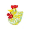 Cuentas de Cristal Creativas de Pollo Gallo Adornos de Animales de Color Adornos para Sala de Estar Hogar Adornos Simples Modernos para el Hogar