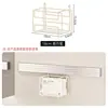 Estante de Baño DIY sin Taladro Cesta de Almacenamiento de Pared Lavabo de Inodoro Estante de Almacenamiento Misceláneo