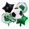 Set de Globos de Papel de Aluminio Temáticos de Fútbol Transfronterizo Decoración para Fiesta de Cumpleaños Globos con Forma de Trofeo y Tenis de Fútbol