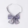 Corbata de uniforme JK Femenina Estilo Preppy Accesorios de Uniforme Camisa Estilo Uniforme de Marinero Accesorios Corbata Flor Lazo Cuello de Flor Verano