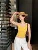 Versátil Halter de Commuter con Tirantes Dobles Huecos Cruzados en la Espalda Cuadrado Desmontable Coaster Ropa Interior y Exterior Tirante Belleza