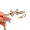 Pulsera Elegante de Estilo de Hada con Lazo Rosa 2025 Estilo Ins Abierta Dulce Cool Exquisita Pulsera Pulsera Exquisita