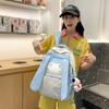 Mochila de Conejo con Orejas Grandes para Niñas Estudiantes de Secundaria Gran Capacidad Bolso Escolar Versátil para Estudiantes de Primaria de Tercero a Sexto Grado