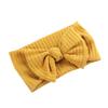 Amazon Baby's Headwear Acessórios para o cabelo infantil Baby's Headband Turbante Waffle Bow Lã Malha Faixa de Cabelo