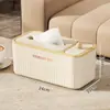 Caixa de Lenços Leve de Luxo, Mesa de Centro de Mesa, Caixa Criativa de Armazenamento de Controle Remoto, Caixa Multifuncional Comercial de Palitos de Dente para Hotel, Caixa de Lenços