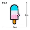 Bordado de dibujos animados bordado por computadora helado helado parche de tela adhesivo termofusible parche para planchar parche para ropa diy venta al por mayor