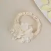 Faixa de Cabeça Elástica Macia para Bebê Infanto Juvenil Europeia e Americana, Acessório de Cabelo com Laço Florido, Respirável, Fina