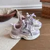 Zapatos Dad para Niñas 2026 Otoño Nuevos Malla Transpirable Ligeros Zapatos Deportivos para Correr para Niños Casuales para Niños Deportivos Modernos
