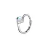 Novo Anel Oval Olho de Gato Brilhante Diamante Pedra da Lua Leve Luxo Nicho Versátil Ajustável Dedo Indicador Anel Feminino Ao Vivo Atacado