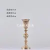 Novos Adereços de Casamento Ferro Dourado Arte Suporte de Flores Vaso de Flores Decoração de Cena de Casamento Arranjo de Mesa Suprimentos de Casamento Decoração