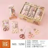 Tijeras de oficina al por mayor en stock, tijeras para cortar papel DIY para estudiantes, tijeras de acero inoxidable para cocina doméstica, tijeras para manualidades infantiles
