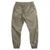 Pantalones casuales de verano para hombre, delgados, de secado rápido, atados al tobillo, pantalones deportivos para construcción, estilo coreano, a la moda, holgados, de secado rápido, con cordones, atados al tobillo