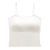 Nuevo Estilo Diseño Simple para Busto Pequeño para que Parezca Más Grande, No Necesita Usar Sujetador, Copas Fijas, Camisola Base Versátil y Cómoda para Mujer Venta al por Mayor