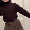 Roupas Infantis Camisetas Básicas para Meninas Outono e Inverno 2025 Malhas Internas Infantis Suéteres Macios da Moda para Meninas Tendências