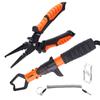 Ferramentas de pesca esportiva ao ar livre Pinças de fundição de aço inoxidável Controlador de peixes Pinças Luya Acessórios para equipamentos de pesca Conjunto de equipamentos