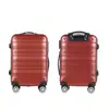 Maleta de Viaje Abs Pc Set de Tres Piezas con Logo Personalizado Gran Capacidad Maleta de Carrito de Viaje Abs con Contraseña 28 pulgadas